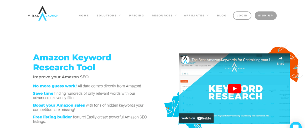 Viral Launch-Amazon Keyword Research Tool