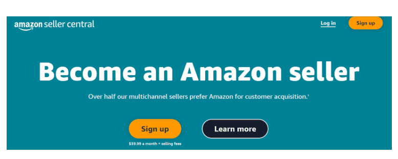 Register for an Amazon Seller Account
