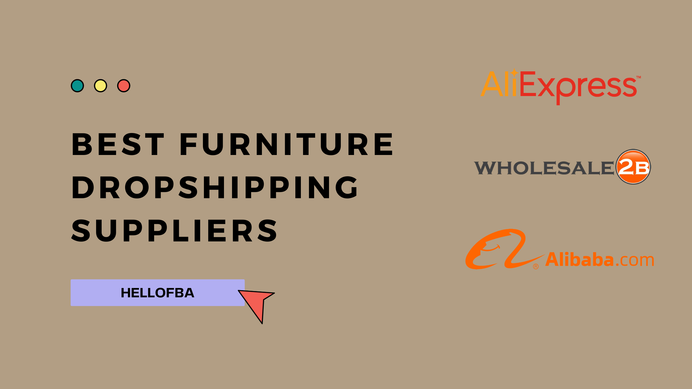 Best Furniture Dropshipping Suppliers - HelloFBA