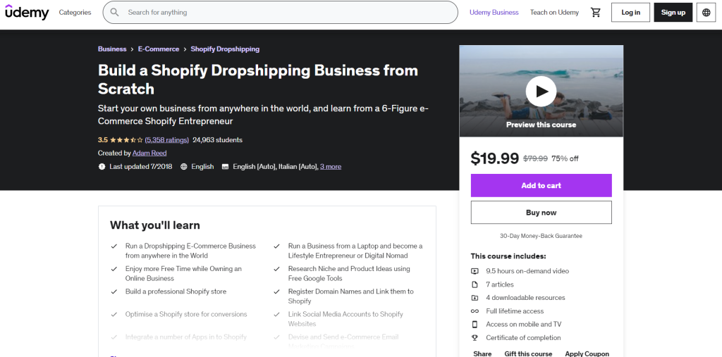 Build A Shopify Dropshipping Business From Scratch